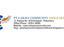 Lowongan Kerja PT Cahaya Community Tour & Travel Pekanbaru